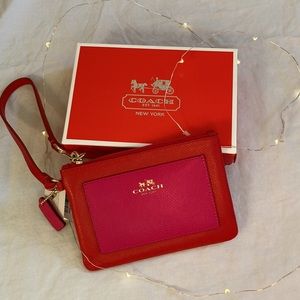 👜COACH IM/Cardinal/Pink Ruby 👜